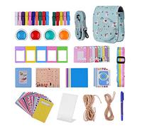 12-in-1 Instant Camera Accessories Bundle Kit Replacement for Fujifilm Mini 11 with Camera Bag/Camera Strap/Photo Album/Photo Clips/Photo Frame/ing String/Stickers/Pen/Filters