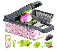 12 in 1 Multifunction Vegetable Chopper Mandolin Onion Salad Potato Carrot Garlic Container