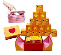 12-in-1 Pop-Up Surprise Gift Box,Valentine’s Day Anniversary Love Explosion Box for Couples,Folding Bouncing Money Gift Boxes for Christmas Anniversary