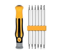 12 in 1 Precision Screwdriver Set, Torx T5 T6 T7 T8 T10 T15 Screwdriver Bits Set Compatible with Xbox One 360 PS3 PS4 Repair Tools Kit