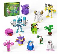 12 in 1 Singing Monsters Building Block, Mini Singing Game Monsters Toys Entbrat,Bowgart,Furcorn,Tawkerr,Pom,Ghazt Figure for Great Gift idea for Friend Boys Girls Ages 6+ (637 Pcs)