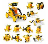 12 in 1 Solar Robotic Robotics Construction Kit with 190 Pieces, Scientific Experiments and DIY Assembly, Creative Gift for Boys and Girls from 8 Years