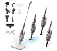 12-in-1 Steam Mop Floor Cleaner with High Temperature-Handheld Steam Cleaner Mops for for Tile, Hardwood Floors
