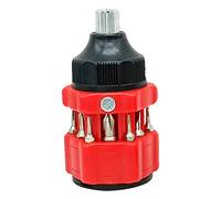 12-in-1 Stubby Ratchet Screwdriver with Multi Bit Set, Multi-Purpose Combination Screwdriver Tool Set for Repairs Screwdriver Stubby with Bit Magnetic