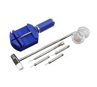 12-in-1 Watch Tool Kit, Watch Repair Kit with Link Puller, Case Opener, Pin Pusher Tool, Hammer, Bracelet Holder and Accessories for Adjustments and Repairs