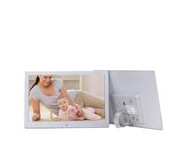 12 In Digital Photo Frame with VideoImage Loop Playback Electronic Photo Album for Home Office Store Advertising(Silver)