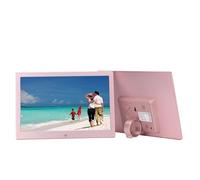 12 In Digital Photo Frame with VideoImage Loop Playback Electronic Photo Album for Home Office Store Advertising(Rose gold)