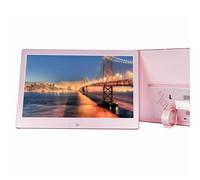 12 In Digital Signage Display Electronic Album Playback Video Image Player for Advertising Business Presentation(Rose gold)
