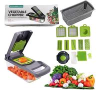12 in one Pro Series Dice Shred Slice Vegetable Chopper Utensil, 4.75x4.75x13