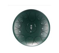 12-inch 13-Tone Steel Tongue Drum Mini Hand Drum and Drumsticks Percussion Instrument Yoga Practice (Color : D)