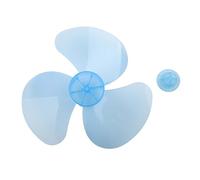 12 Inch 3 Blade Plastic Fan Blade Replacement for Trefoil Stand Desk Pedestal Wall Table Fans, Blue