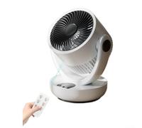 12-Inch 3-Speeds Table Fan,120° Adjustable Tilt Quiet Air Circulator withfor 70 ft Airflow,Portable Cooling Fan for Bedroom Office Kitchen,Indoor Room(remote turnning head)