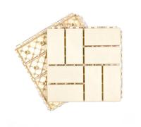 12 Inch 36 PCS Plastic Interlocking Deck Tiles, Waterproof Patio Deck, Outdoor Patio Flooring for Balcony Backyard Pool,White,9PCS