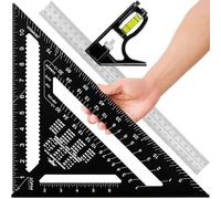 12-inch Advanced Rafter Square and Combination Triangle Square Set