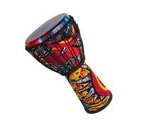 12-inch African Drum Untuned Rope Tambourine Adult Performance Percussion Instrument African Drum for Beginners (Color : F)