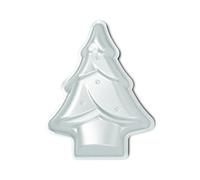 12 Inch Aluminum Christmas Tree Shaped Cake Pan - Professional Non-Stick Baking Tin for Festive Holiday Desserts, For Christmas Cake，silver (Christmas Tree cake pan)