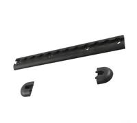 12 Inch Aluminum L Rails Set with Two End Covers Designed for Motorcycle Tractor ATV and RV Transport For Securing Solutions