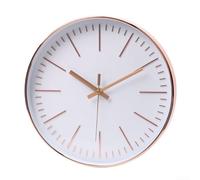 12 Inch Analog Wall Clock for battery Operated 12 Inch Analog(Silver)