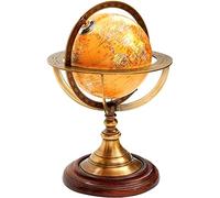 12 inch Approx Vintage Brass Antique Armillary Tabletop Marine Sphere Globe Nautical Décor Dimentions: 11 H x 8 W x 6 L