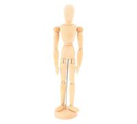 12 Inch Artists Wooden Manikin Flexible Jointed Mannequin Body Human Figure Articulated Model Wood Male Mannequin Doll for Home Office Desk Decoration Sketching Drawing Painting