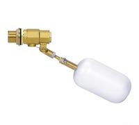 12 Inch Auto Fill Float Valve with Adjustable Rotation and Leak Proof Seal for Livestock Tanks and For Pond Applications, Constructed from Rust Resistant Plastic and Brass