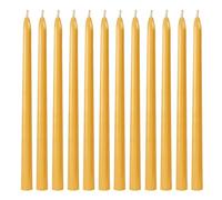 12 Inch Beeswax Taper Candles 12 Pack - Handcrafted, Dripless, and 10 Hours Long Burning Beeswax Candles for Elegant Dining, Relaxing, and Celebrating - Set The Mood with Natural Beeswax Candles