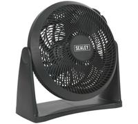 12 Inch Composite Desk or Floor Standing Fan - 3 Speed Settings - 3-Pin UK Plug