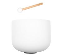 12 Inch Crystal Singing Bowl Set Frosted 440Hz E