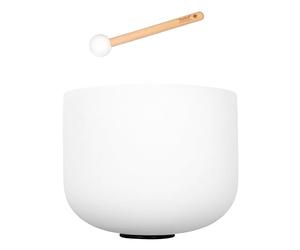 12 Inch Crystal Singing Bowl Set Frosted 440Hz E