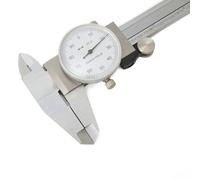 12 Inch Dial Caliper Measuring Tool, High Precision ±0.001, Shock-Proof Dial with Plastic Storage Case Included, Ideal for Accurate Measurements