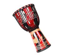 12 Inch Djembe African Drum Goat Skin Drum Skin Mahogany Drum Barrel Percussion Instrument African Drum Instruments (Color : E)
