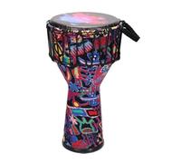 12 Inch Djembe Drum with Tie Rope, Non-Slip Base African Drum for Concerts, Song Recordings Darbuka Drum Percussion for Kids(11inch C)