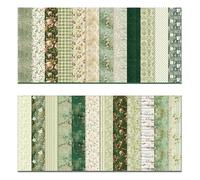 12 inch Double Sided Pattern Paper, 24 Sheets Boho Scrapbook Paper Set, Background Papers for DIY Photo Album Cardmaking, Handmade Craft Design, Gift Decoration (D, 12 inch)