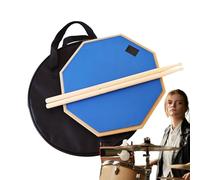 12 Inch Drum Pad Drum Kit, Silent Practice Pad Drum Set, Portable Drumming Pad, Shock Absorbing Design Drumming Practice for Practicing Drumming Techniques (1 Piece)