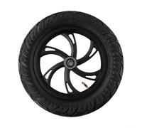 12 Inch Electric Vehicle Front Wheel Tire 12 1/2x2 1/4 Brake Type Rubber Aluminum Alloy 62-203 High Grip for Folding E-Scooter Private Land Use