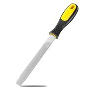 12 inch Flat Metal File,High Carbon Steel Wood File, Premium Steel Construction, with Soft Grip for Filing Curves and Straight Lines in Metal, Wood or Plastic - High-Quality Metal File