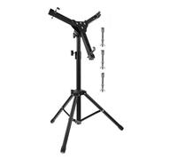 12-inch Folding Snare Drum Stand for Practice, Black Alloy Holder | Rivet-joined Build, Wide-stance Legs, One Set, Stable Support for Indoor Use and Quiet Rehearsal