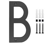 12 Inch For outdoor House Numbers and Stylish for Homes and Businesses Weather Resistant ABS Material for Long Term Use (B)