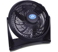 12 Inch High Velocity Air Circulator Fan - Black, Floor Or Wall Mount, 3 Speeds, Quiet Cooling