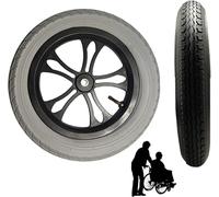 12 Inch Inflatable Wheelchair Rear Wheel, 310x50-203 Replacement Rubber Tire, Electric Wheelchair Wheel Accessories