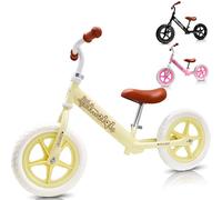 12 Inch Kids Balance Bike for Children 2-5 Years Old Boys Girls No Pedal Toddler Bike Training Bicycle Lightweight Adjustable Handlebar and Seat