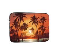 12 inch Laptop Case Palm Trees at Sunset Laptop Sleeve Computer Bag Water Resistant Computer Case Carrying Cover Compatible for Men Women