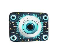 12 Inch Laptop Sleeve Bag Waterproof Shockproof Laptop Case Bag Evil Eyes(1) Lightweight Tablet Carrying Case