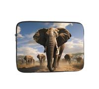 12 Inch Laptop Sleeve Bag Waterproof Shockproof Laptop Case Bag Ferocious Elephant Lightweight Tablet Carrying Case