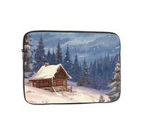 12 Inch Laptop Sleeve Bag Waterproof Shockproof Laptop Case Bags Cabin in The Woods Computer Skin Bags Lightweight Tablet Carrying Case