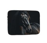 12 Inch Laptop Sleeve Bag Waterproof Shockproof Laptop Case Bags Lightweight Computer Skin Bag A Dark Horse Tablet Carrying Case