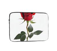 12 Inch Laptop Sleeve, Soft Protective Case With A Red Rose Print,Slim Lightweight Bag Specially Compatible With 12 Inch Macbook, Fits Some Pc Notebook