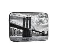 12 Inch Laptop Sleeve, Soft Protective Case With Brooklyn Bridge Print,Slim Lightweight Bag Specially Compatible With 12 Inch Macbook, Fits Some Pc Notebook