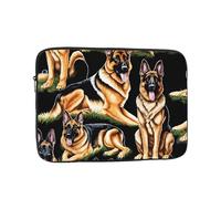 12 Inch Laptop Sleeve, Soft Protective Case With German Shepherd Print,Slim Lightweight Bag Specially Compatible With 12 Inch Macbook, Fits Some Pc Notebook