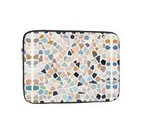 12 Inch Laptop Sleeve, Soft Protective Case With Terrazzo Marble Pastel Print,Slim Lightweight Bag Specially Compatible With 12 Inch Macbook, Fits Some Pc Notebook